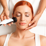 This is a woman using our Radiofrequency techniques offered at Smooth Waxing